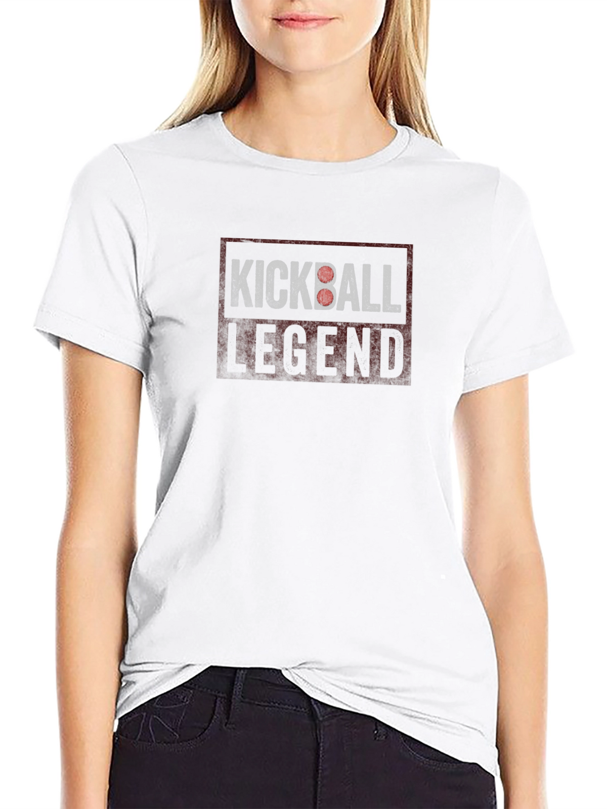 Kickball Legend Graphic Tee - Black Cotton T-Shirt
