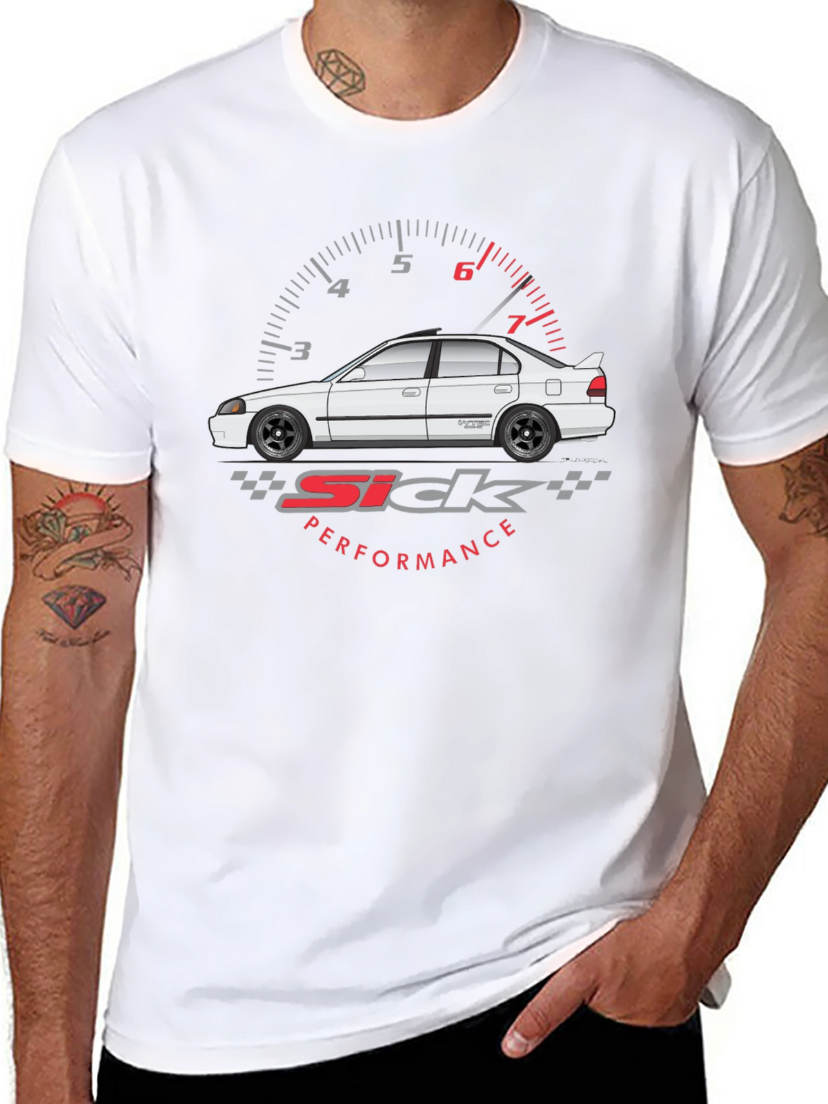 Sick Performance Car Graphic T-Shirt