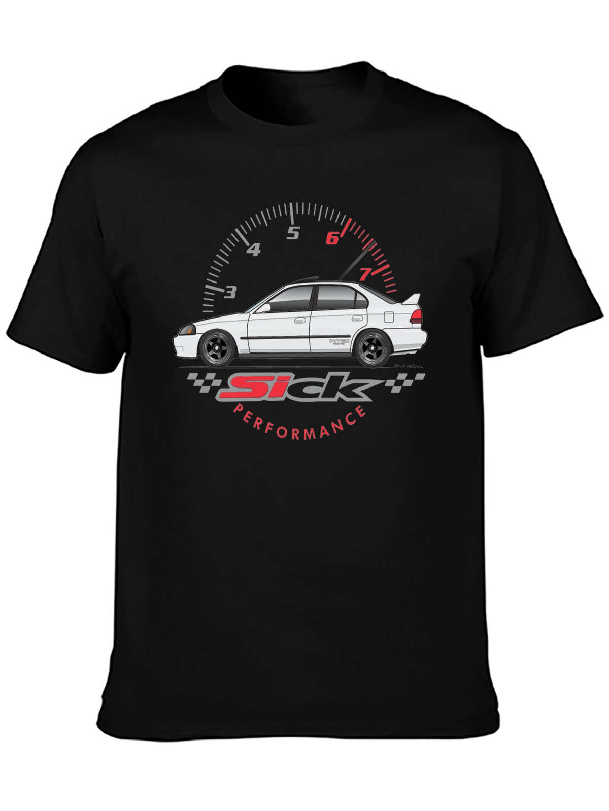 Sick Performance Car Graphic T-Shirt