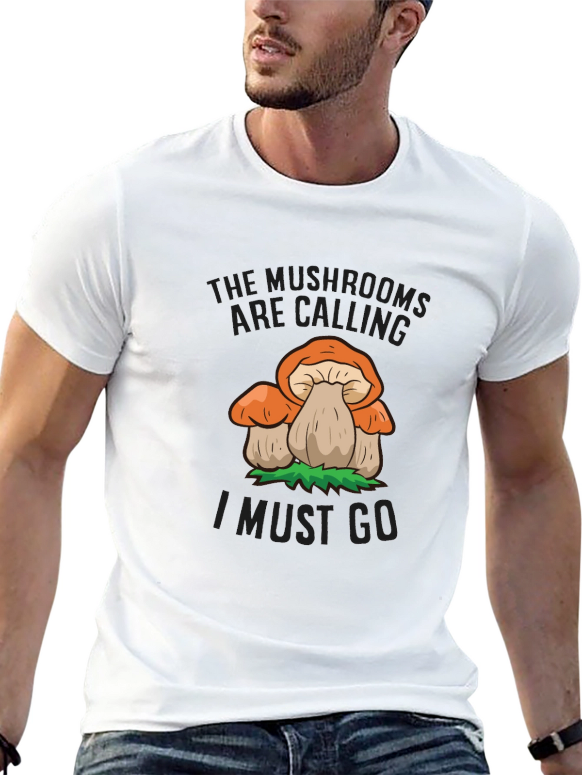Mushroom Calling T-Shirt - Nature Lovers Tee