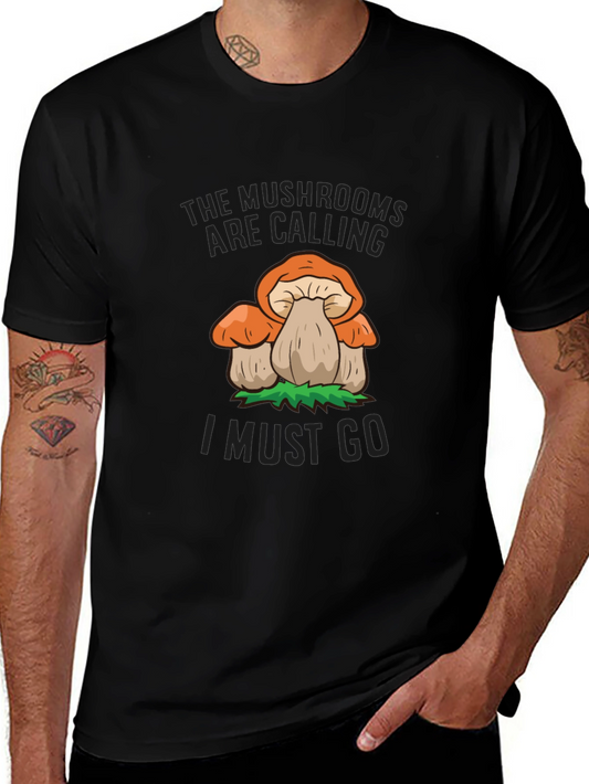 Mushroom Calling T-Shirt - Nature Lovers Tee