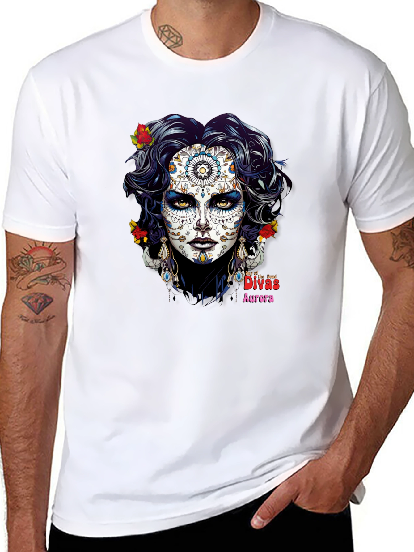 Day of the Dead Divas Aurora T-Shirt