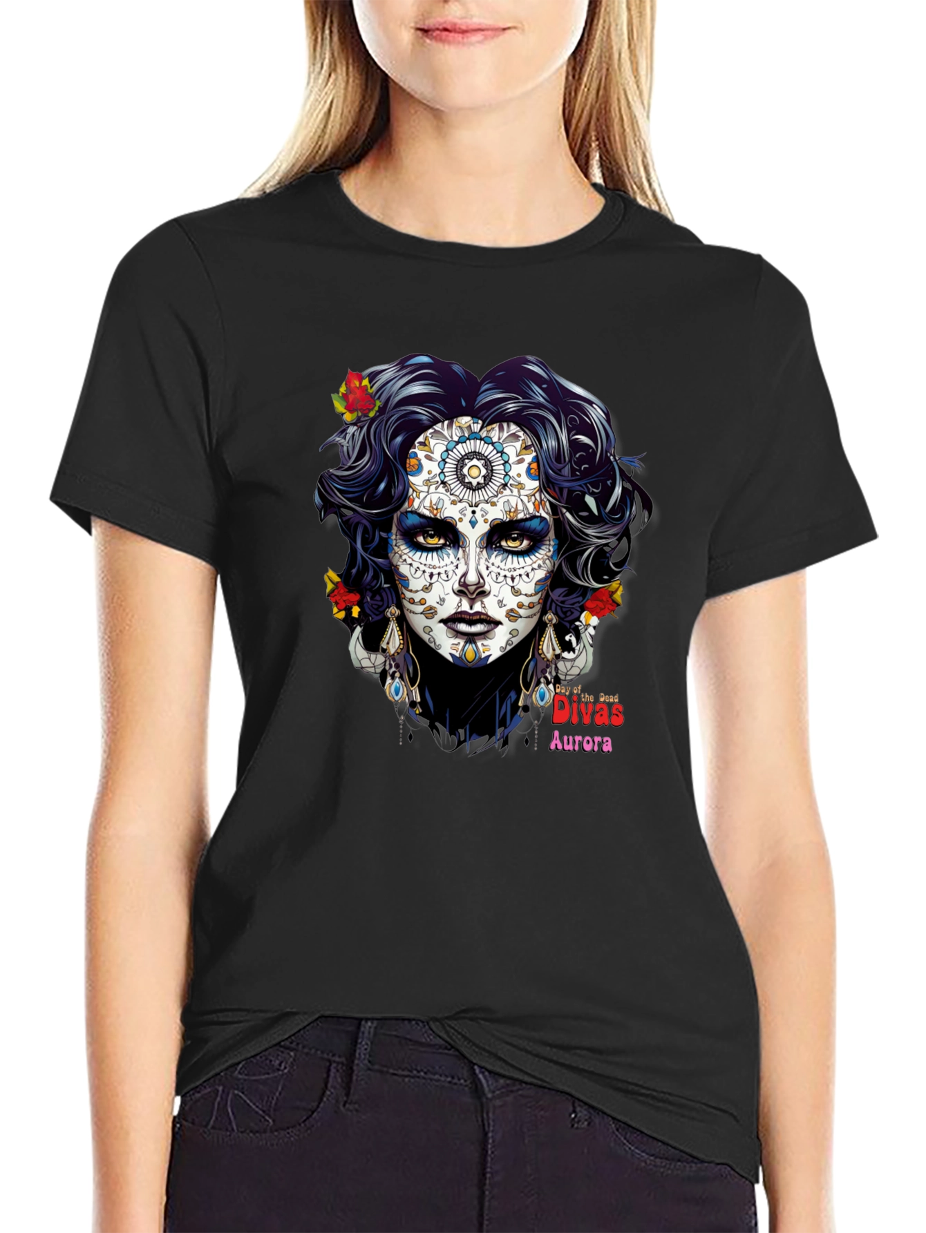 Day of the Dead Divas Aurora T-Shirt