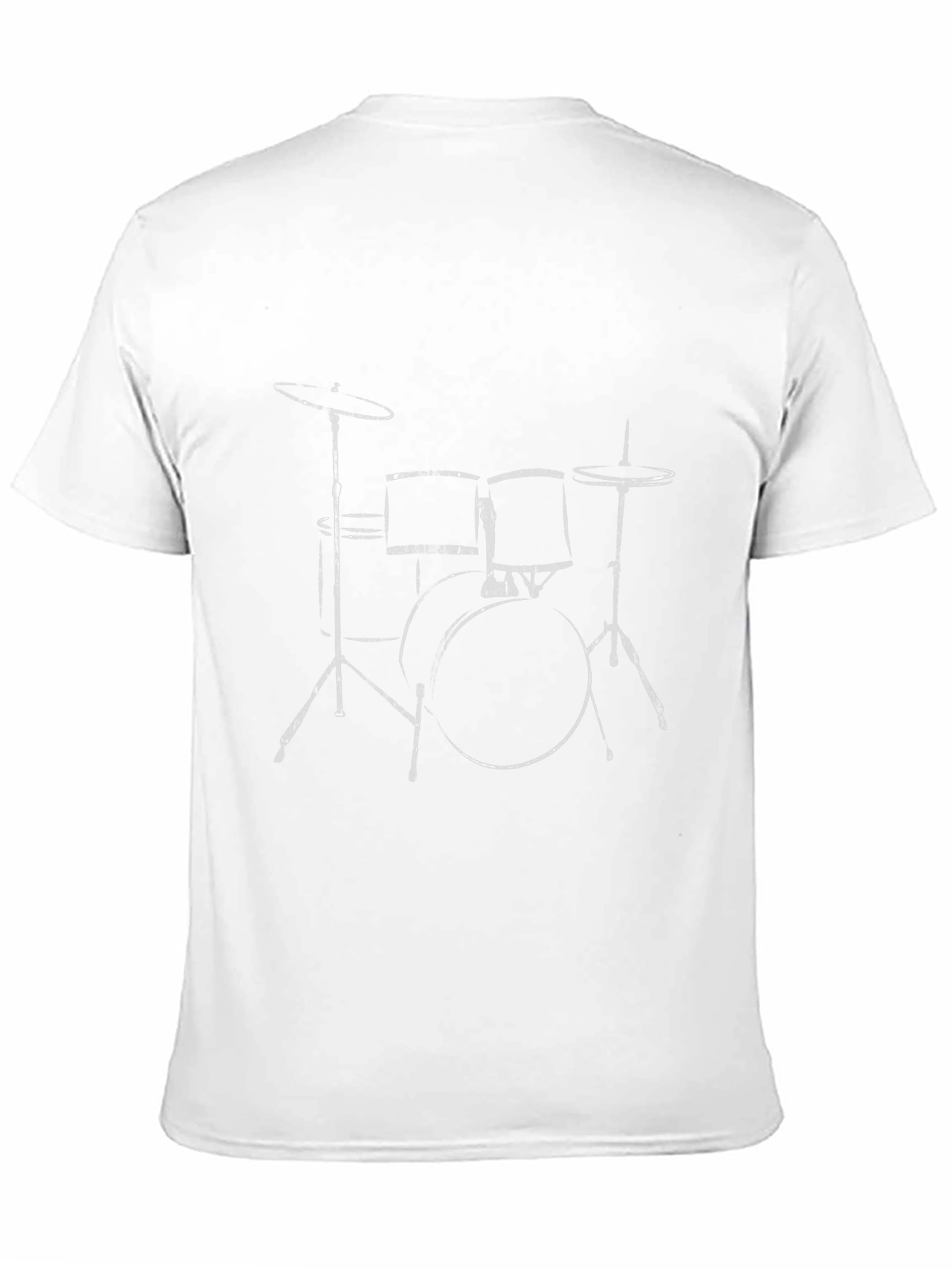 Drum Set Graphic Tee - Black