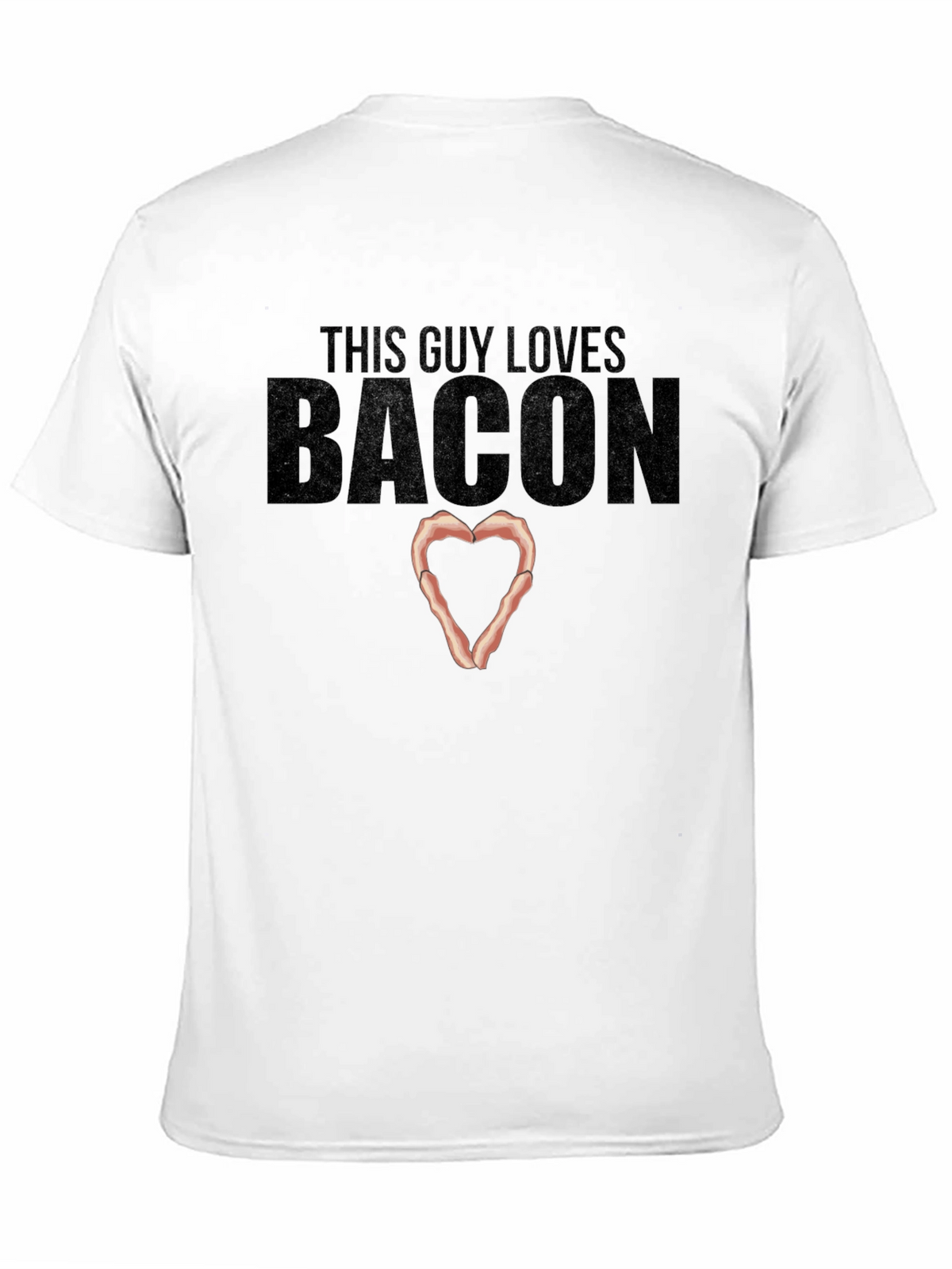 This Guy Loves Bacon T-Shirt - Heart of Bacon