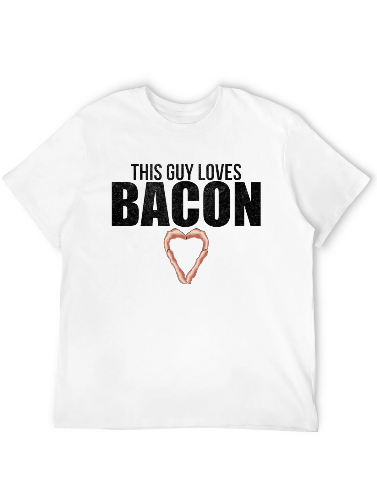 This Guy Loves Bacon T-Shirt - Heart of Bacon