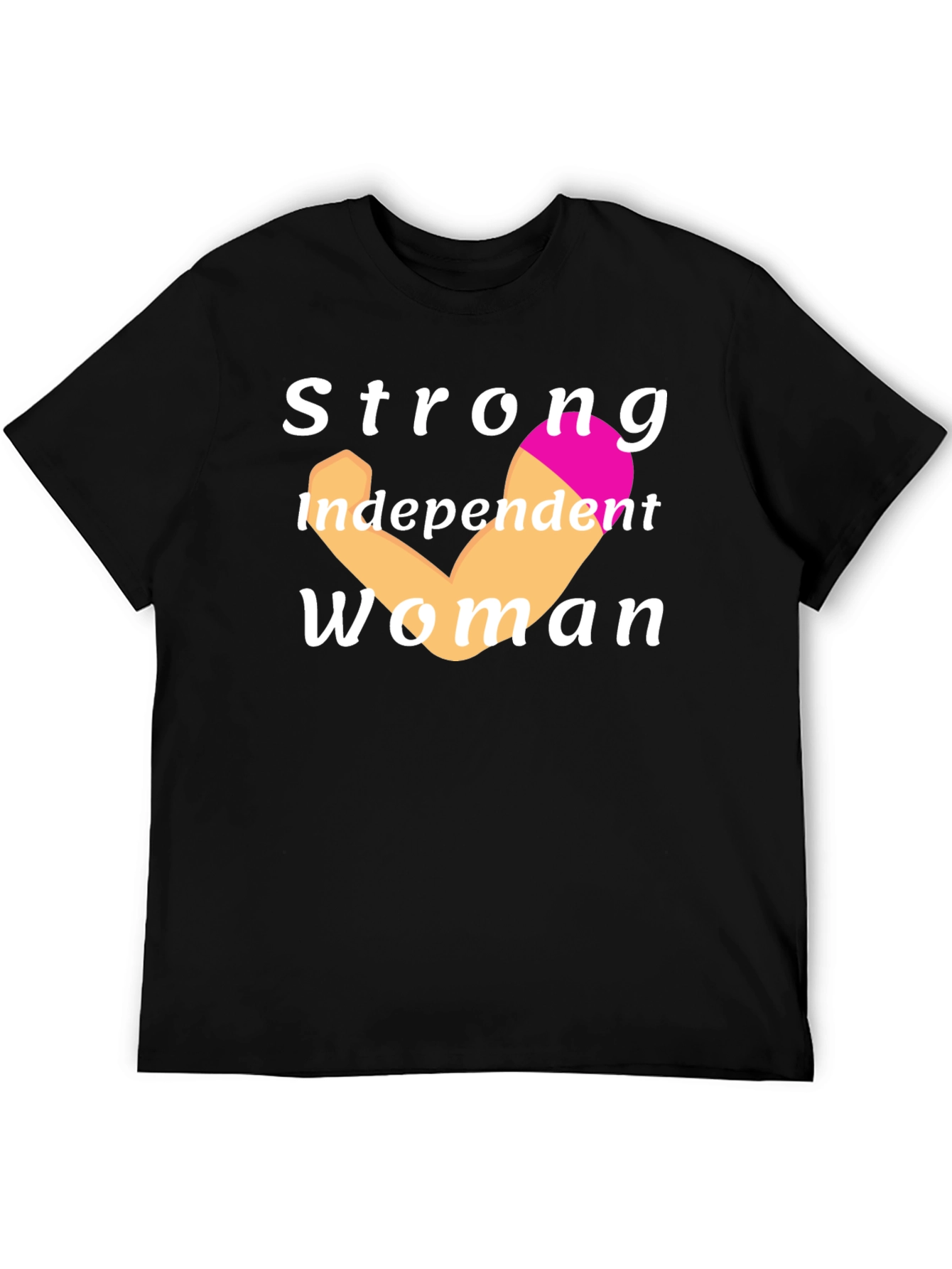 Strong Independent Woman Black T-Shirt