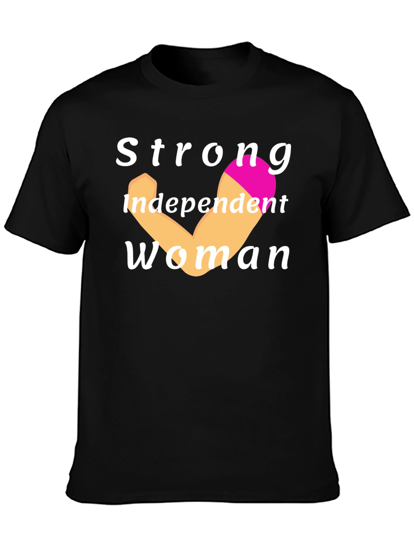 Strong Independent Woman Black T-Shirt