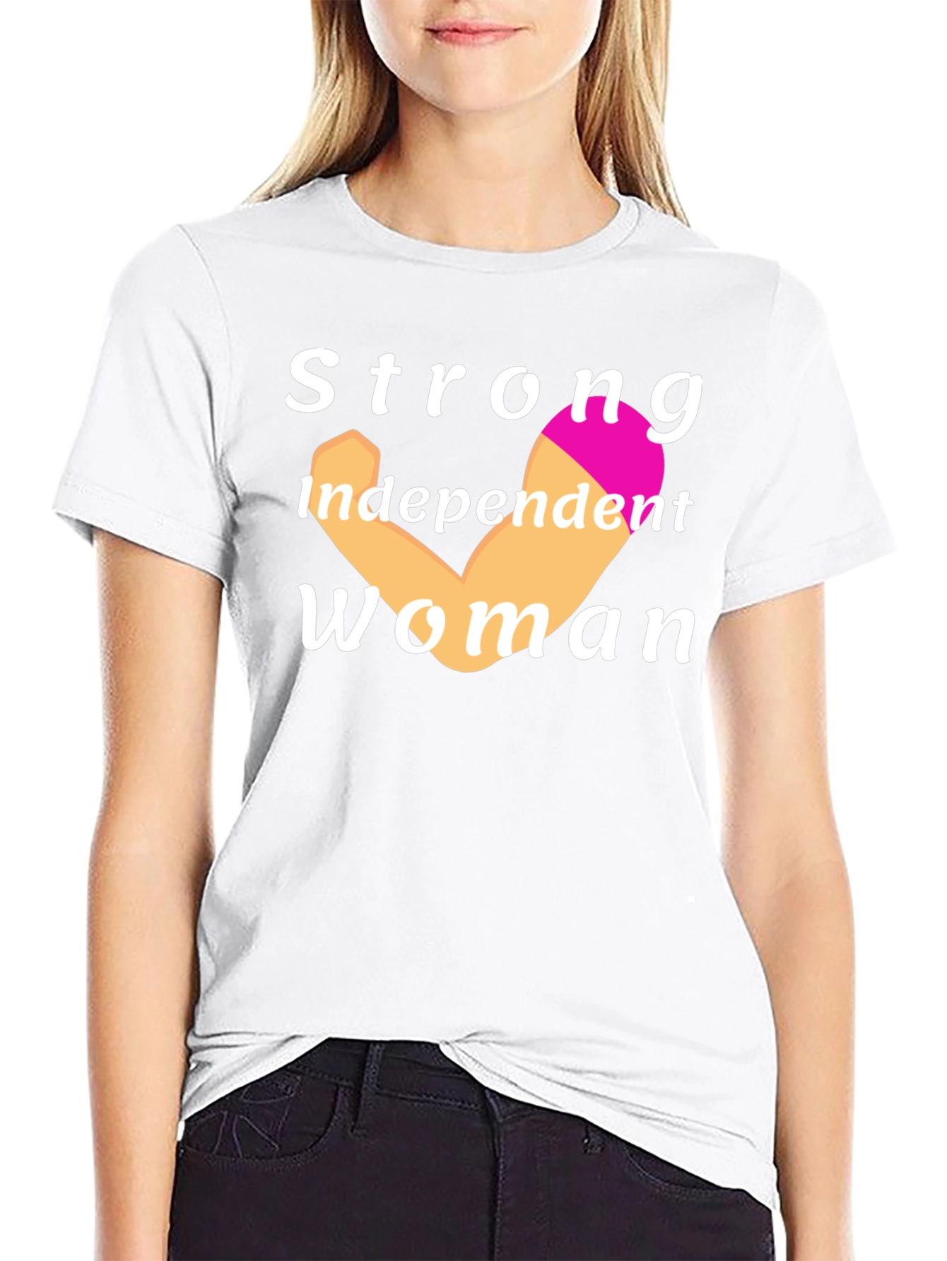 Strong Independent Woman Black T-Shirt
