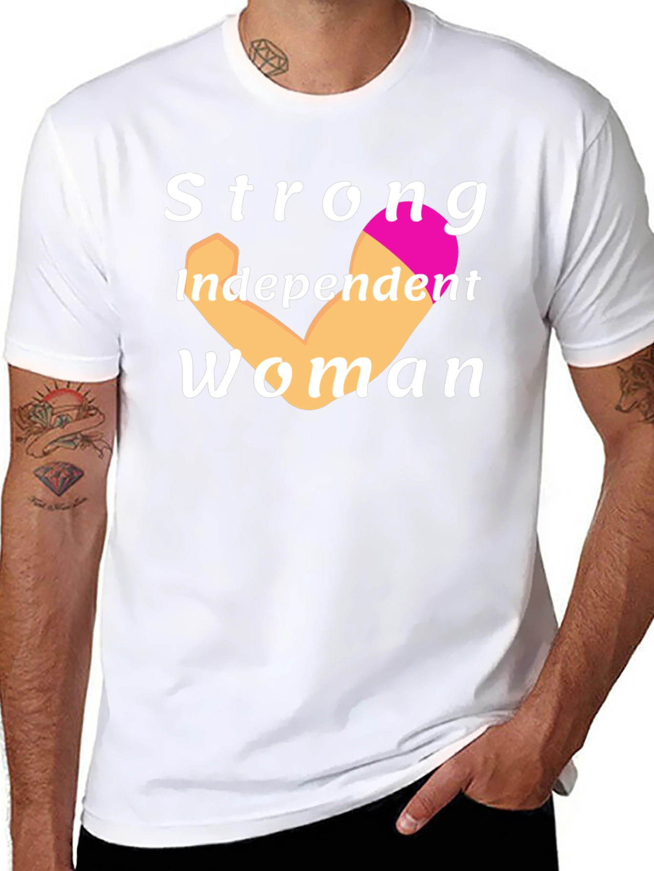 Strong Independent Woman Black T-Shirt