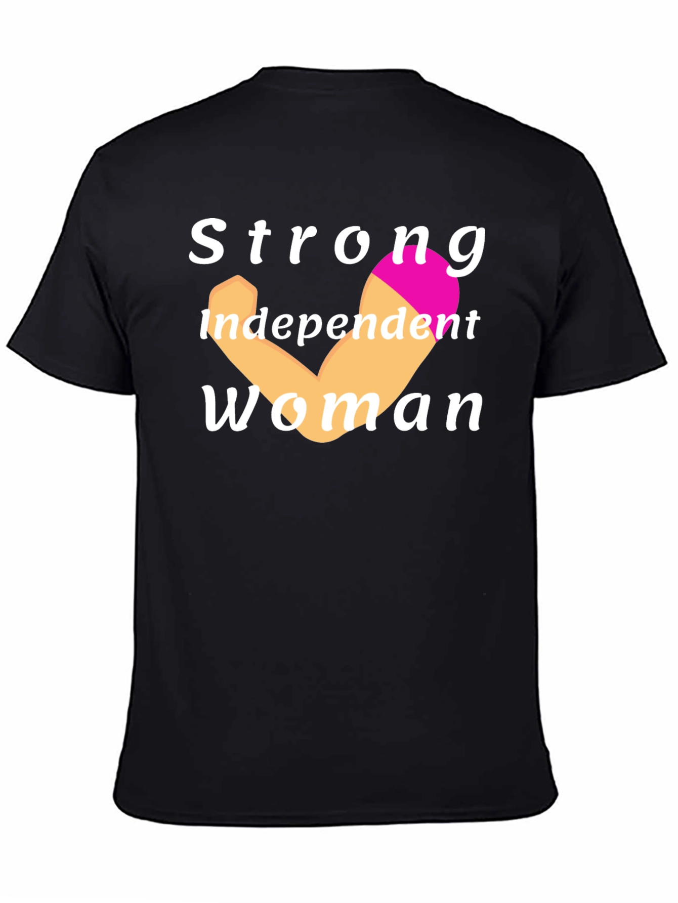Strong Independent Woman Black T-Shirt