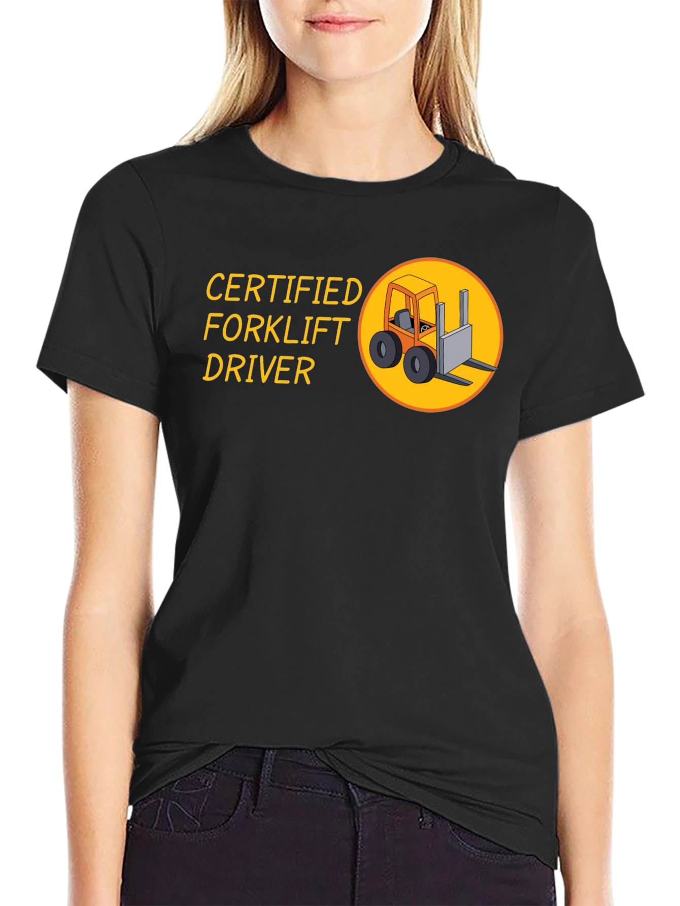 Certified Forklift Driver Graphic T-Shirt
