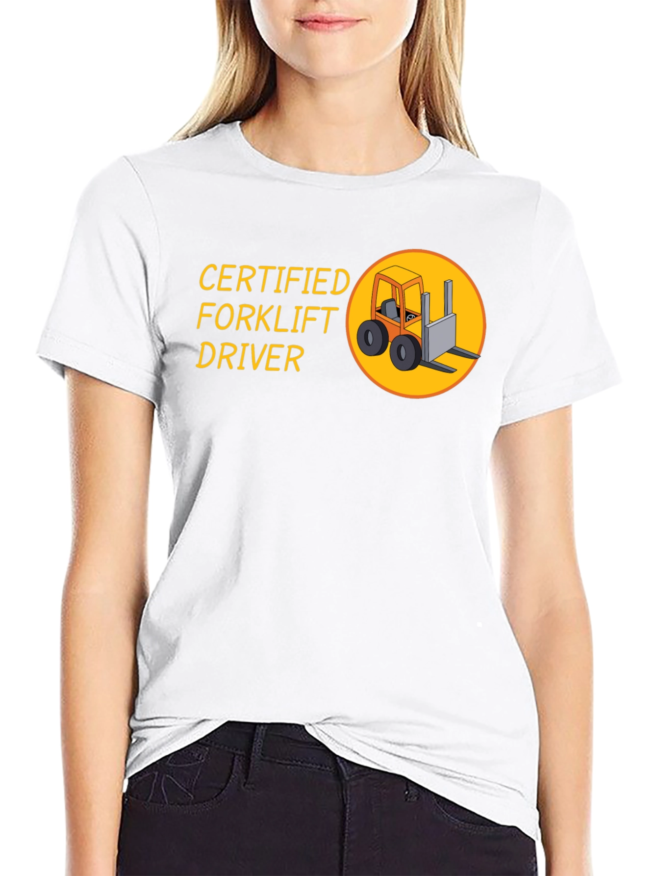 Certified Forklift Driver Graphic T-Shirt