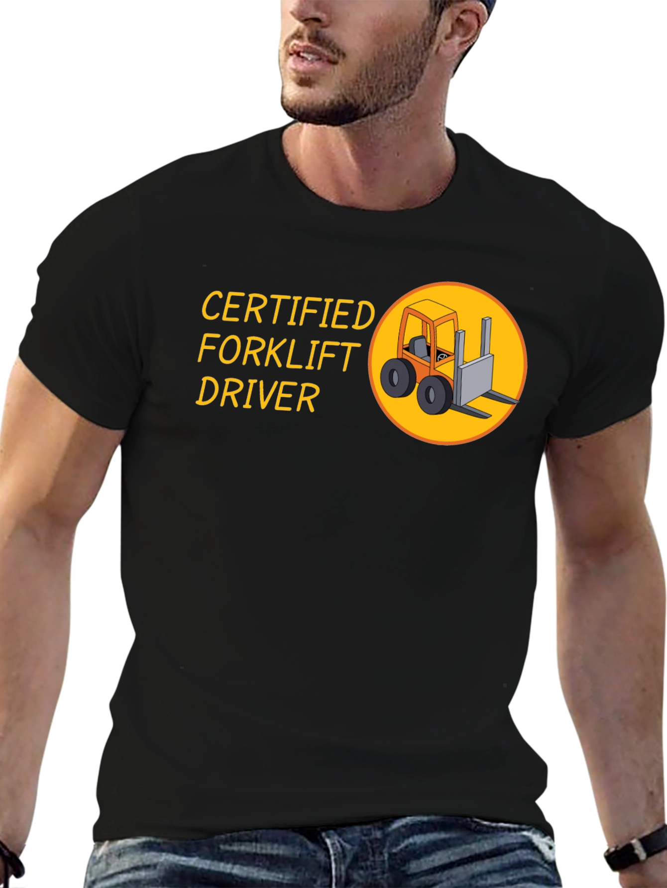 Certified Forklift Driver Graphic T-Shirt