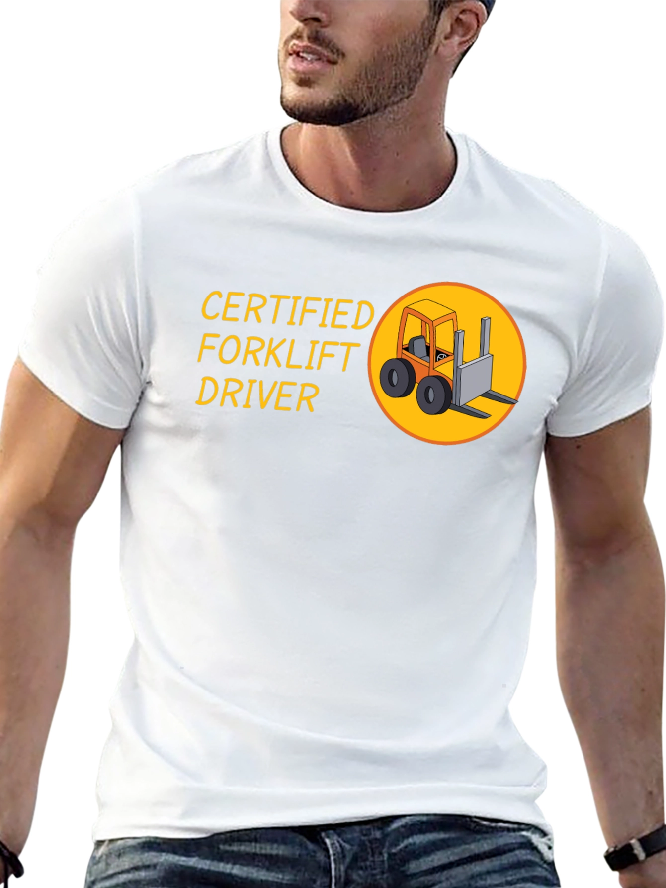 Certified Forklift Driver Graphic T-Shirt