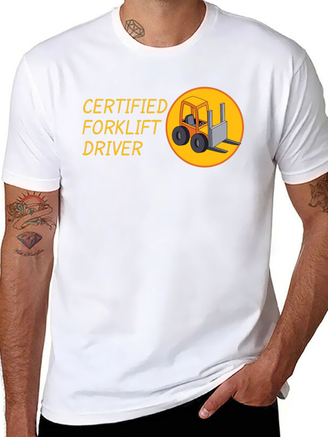 Certified Forklift Driver Graphic T-Shirt