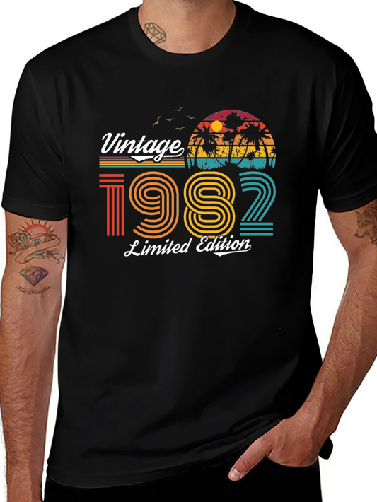 Vintage 1982 Limited Edition Retro T-Shirt