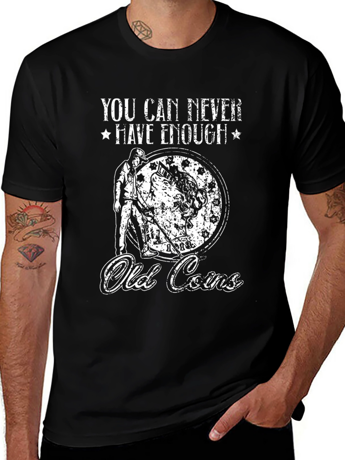 Old Coins Treasure Hunting T-Shirt