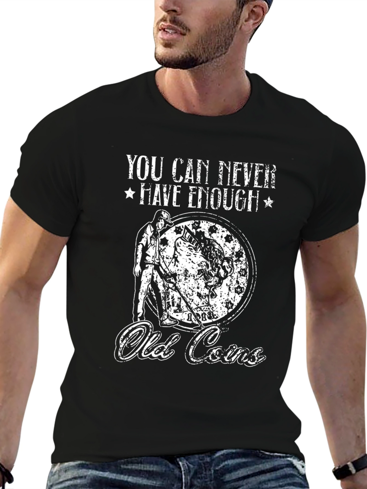 Old Coins Treasure Hunting T-Shirt