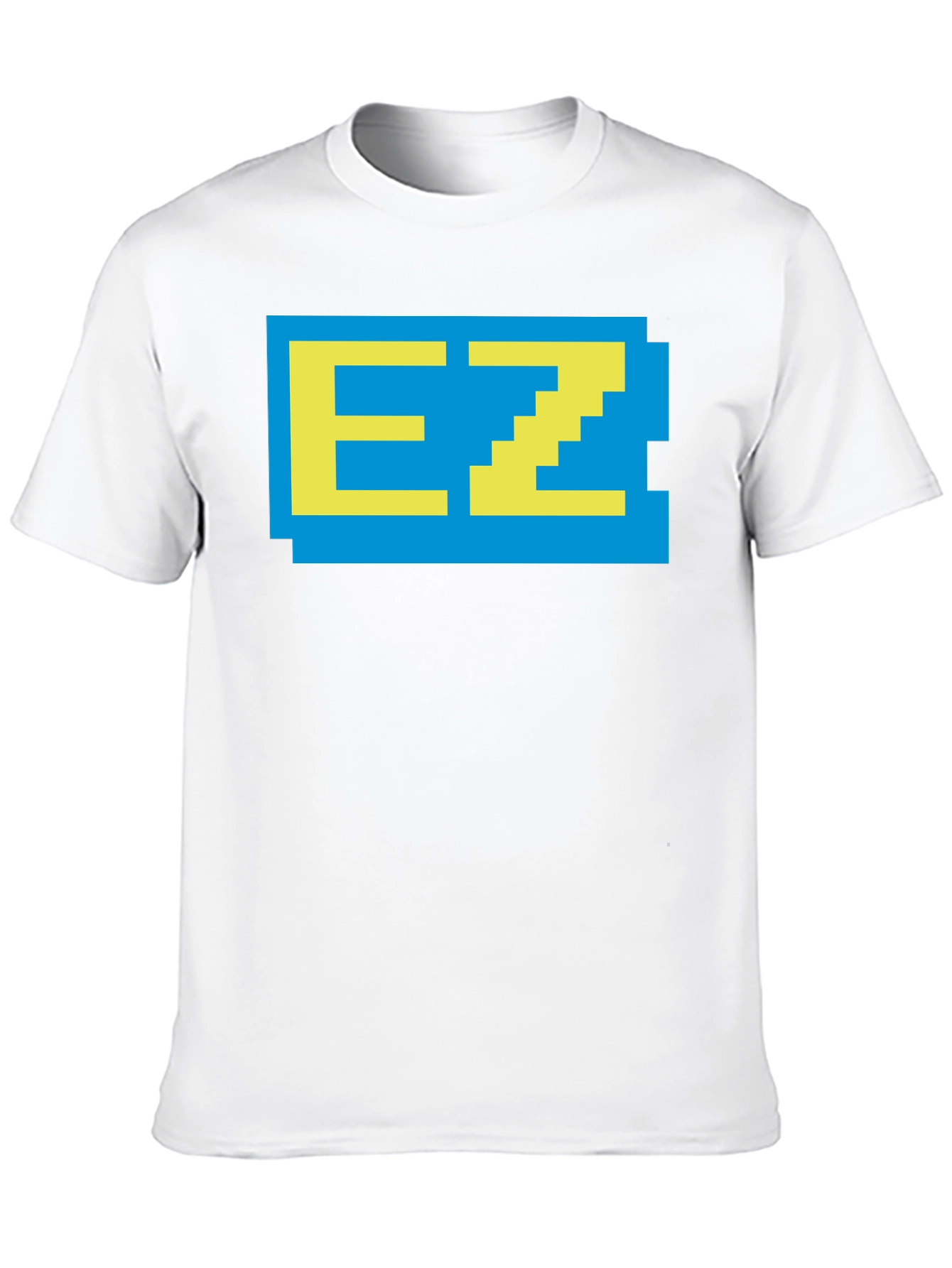 Pixelated EZ T-Shirt - Retro Gaming Style