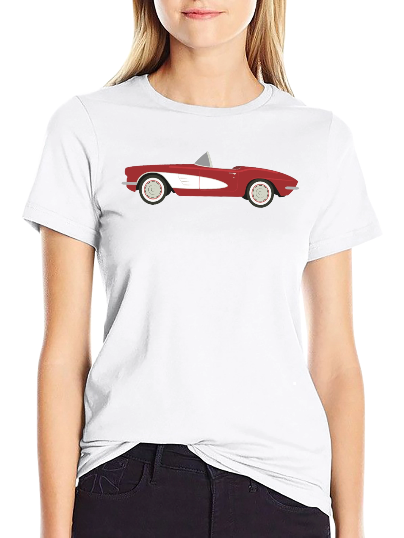 Classic Car Graphic Tee - Retro Automotive Style