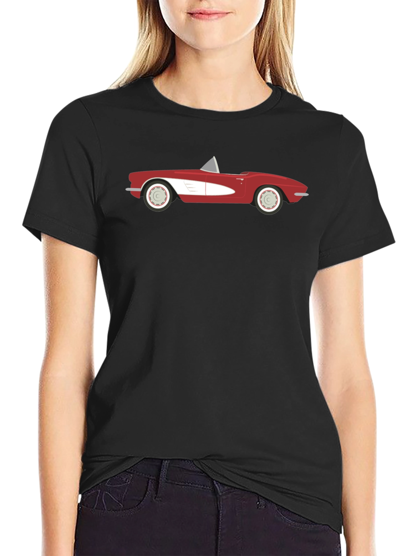 Classic Car Graphic Tee - Retro Automotive Style