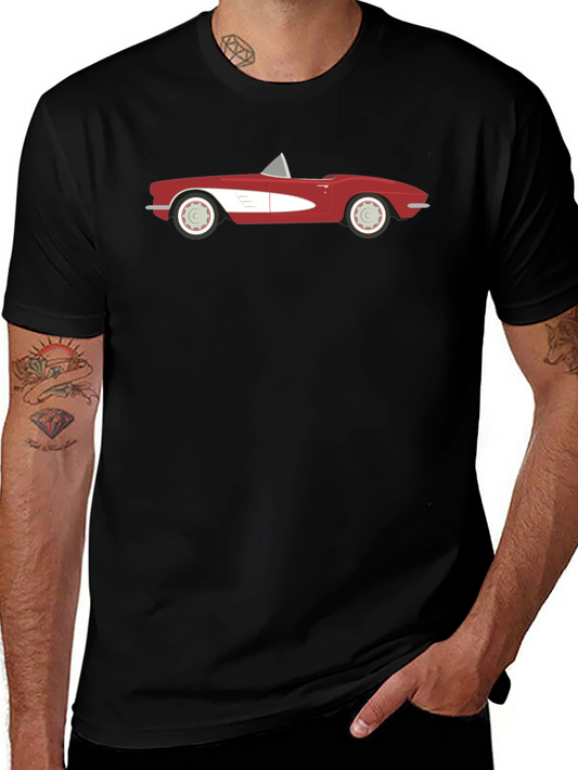 Classic Car Graphic Tee - Retro Automotive Style