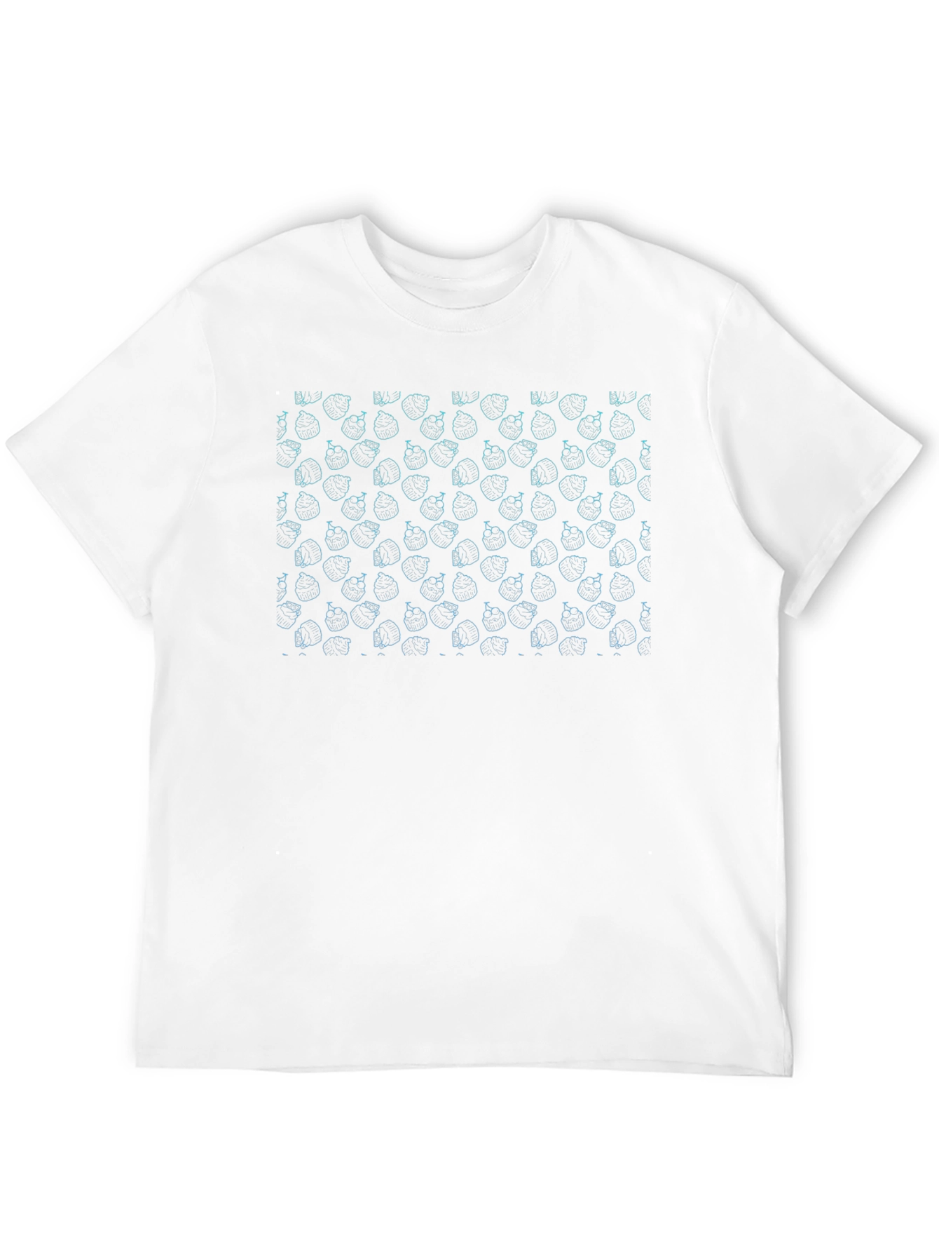 Unique Patterned Black T-Shirt