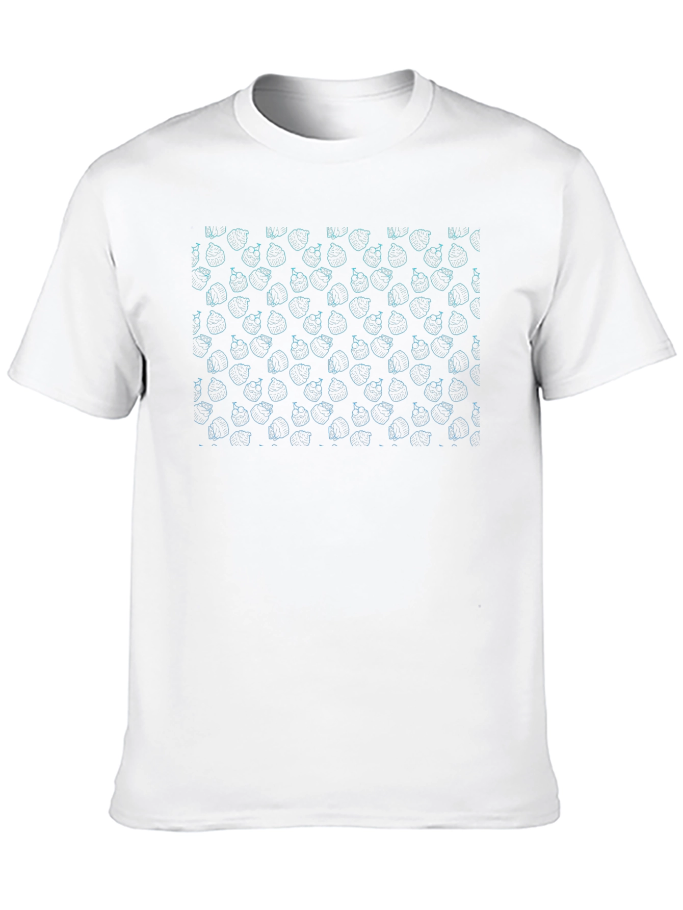 Unique Patterned Black T-Shirt