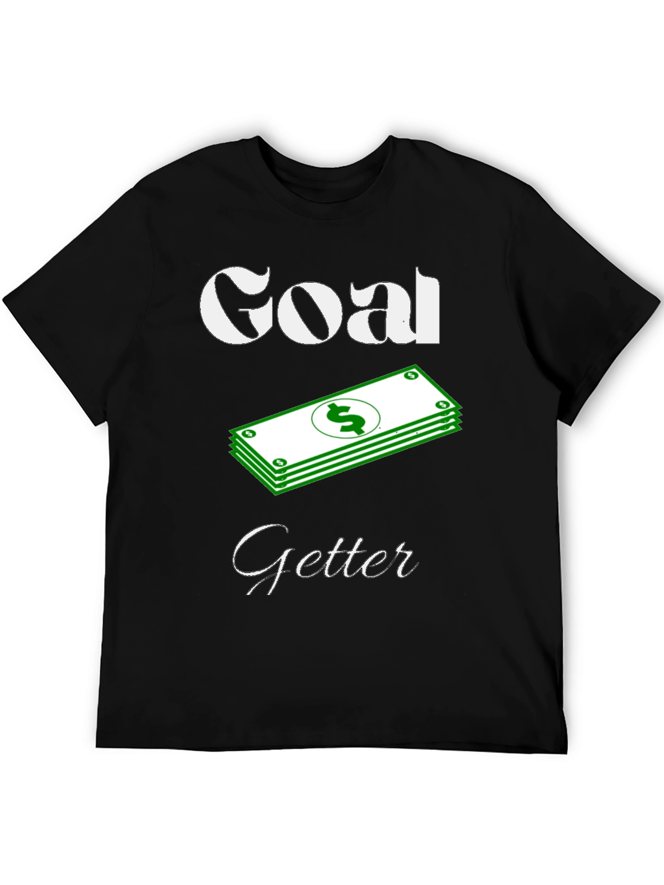 Goal Getter Graphic T-Shirt - Black