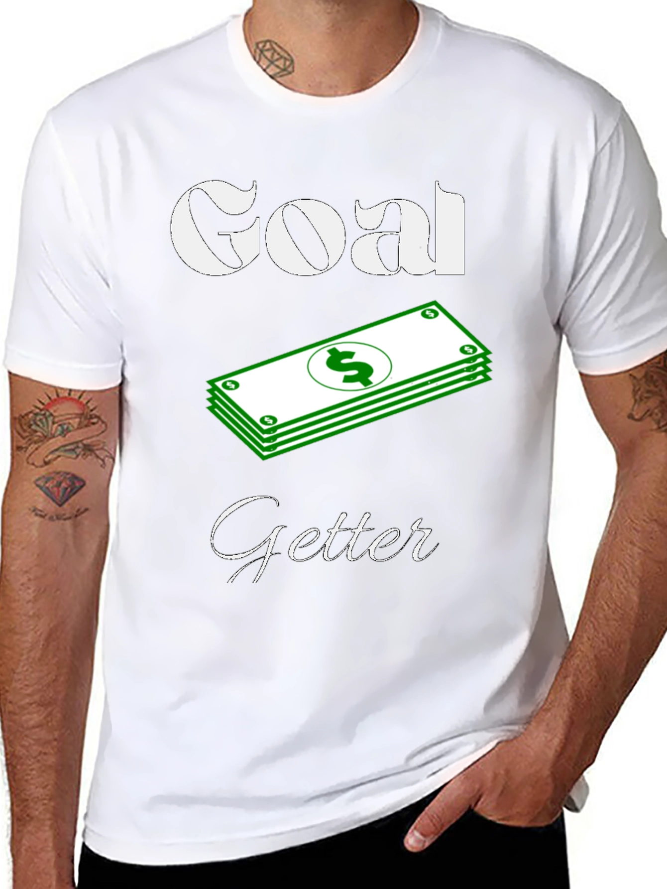 Goal Getter Graphic T-Shirt - Black