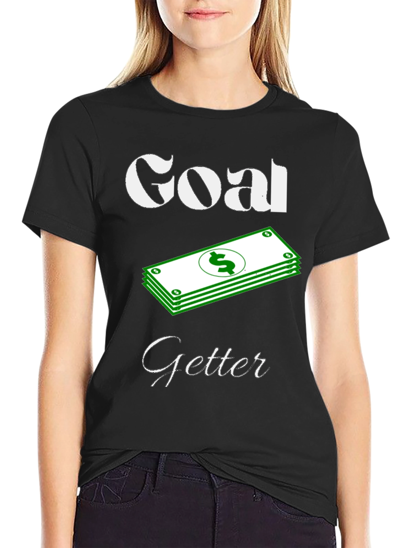 Goal Getter Graphic T-Shirt - Black