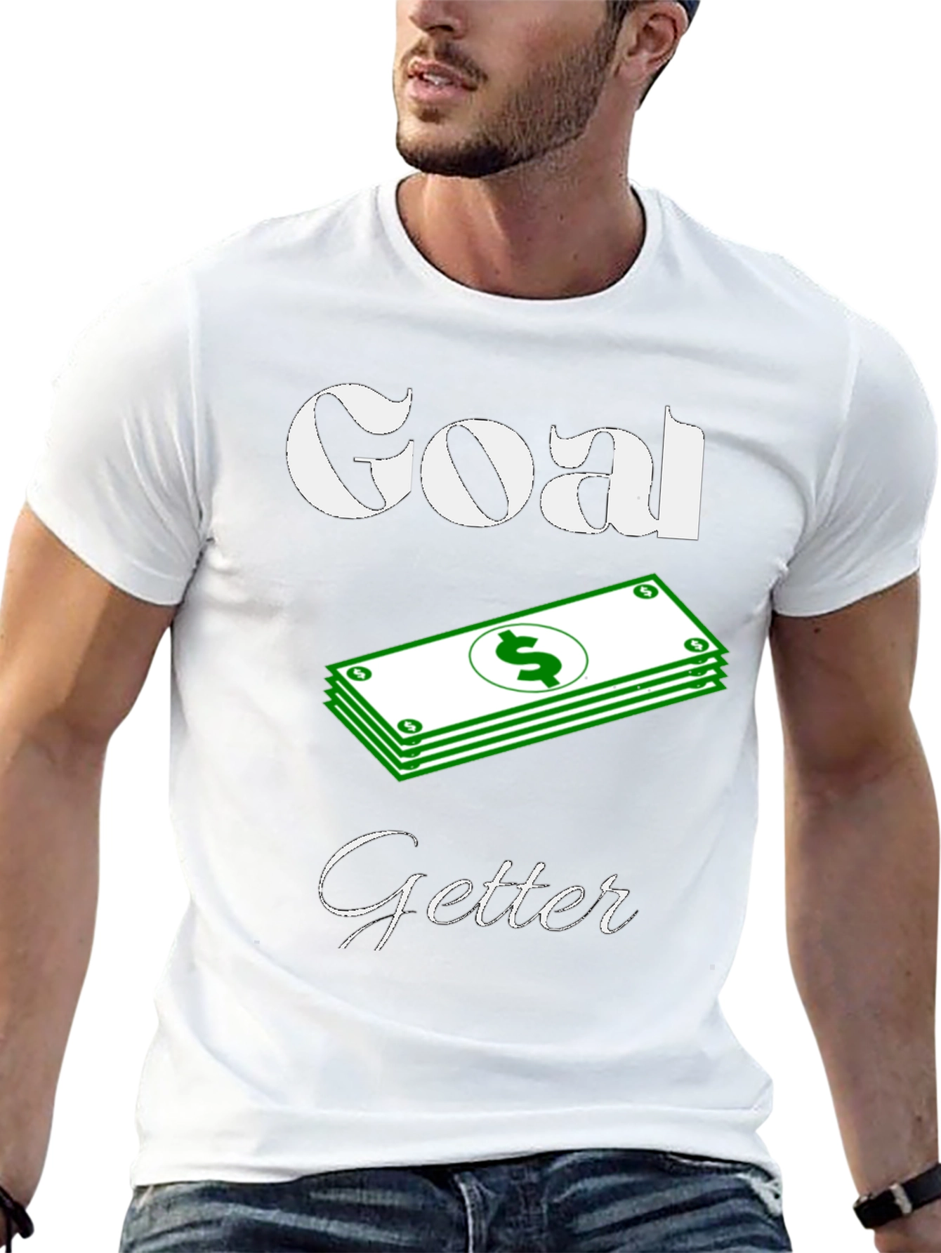 Goal Getter Graphic T-Shirt - Black