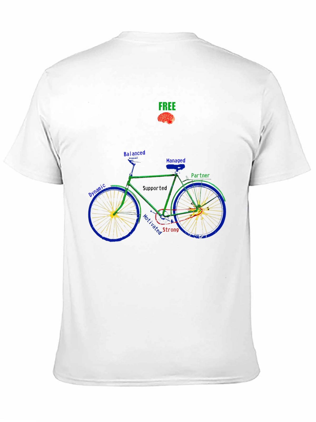 Unique Bike Graphic T-Shirt - Thoughtful Design