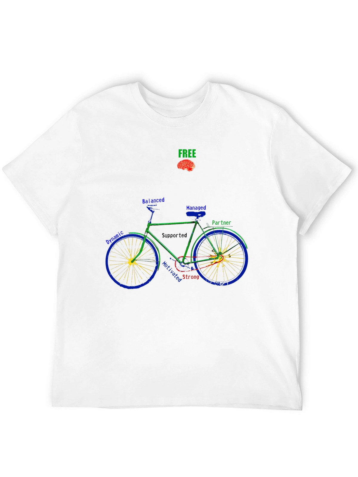 Unique Bike Graphic T-Shirt - Thoughtful Design
