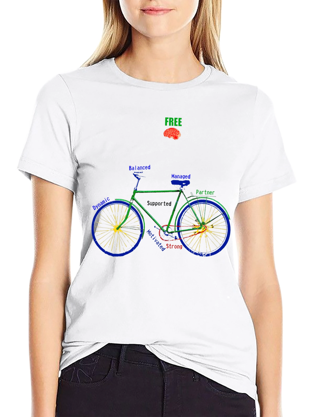 Unique Bike Graphic T-Shirt - Thoughtful Design