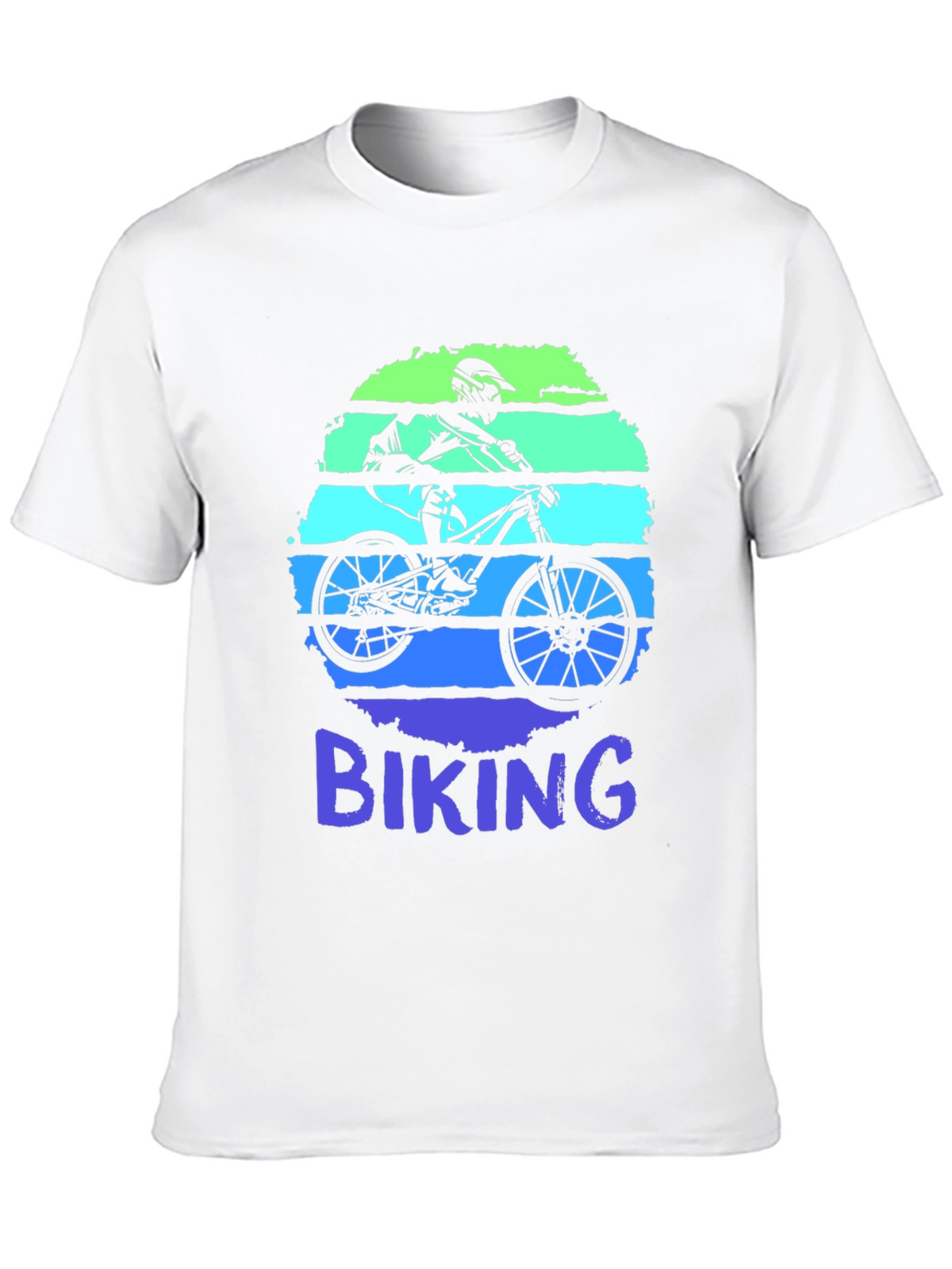 Retro Biking T-Shirt - Mountain Bike Graphic Tee