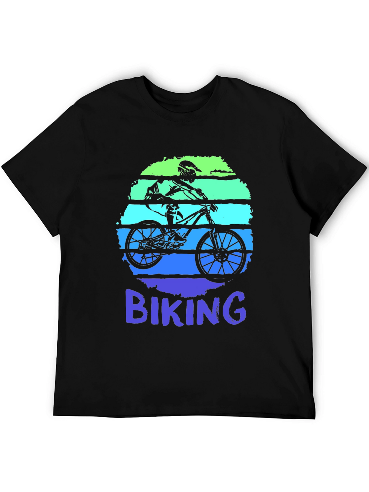 Retro Biking T-Shirt - Mountain Bike Graphic Tee
