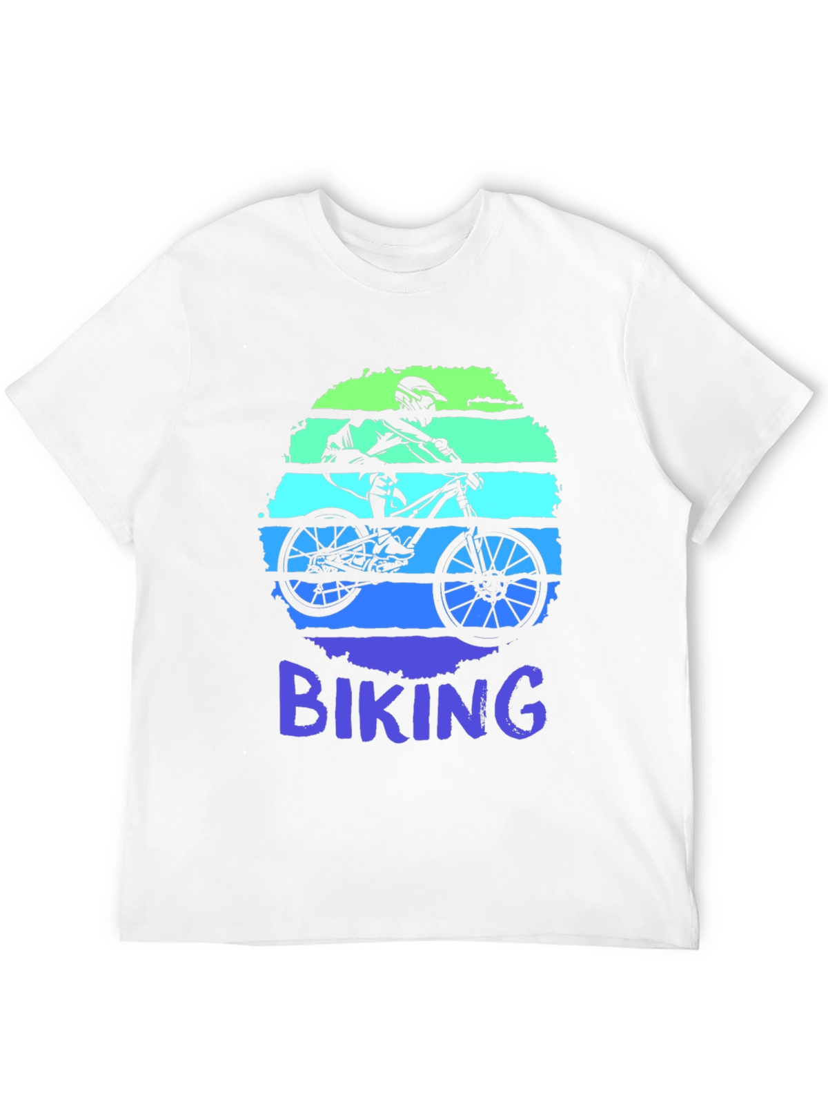 Retro Biking T-Shirt - Mountain Bike Graphic Tee