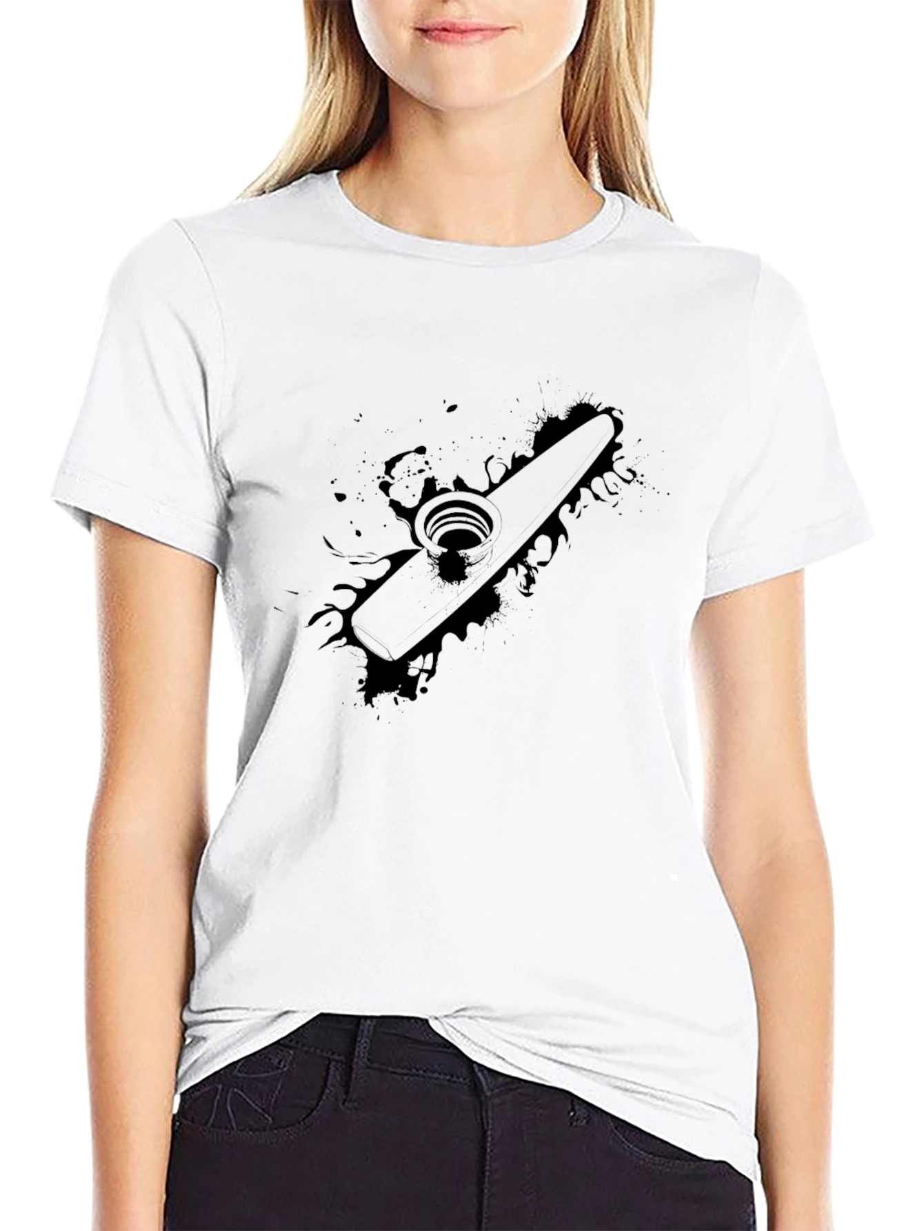 Kazoo Graphic Black T-Shirt
