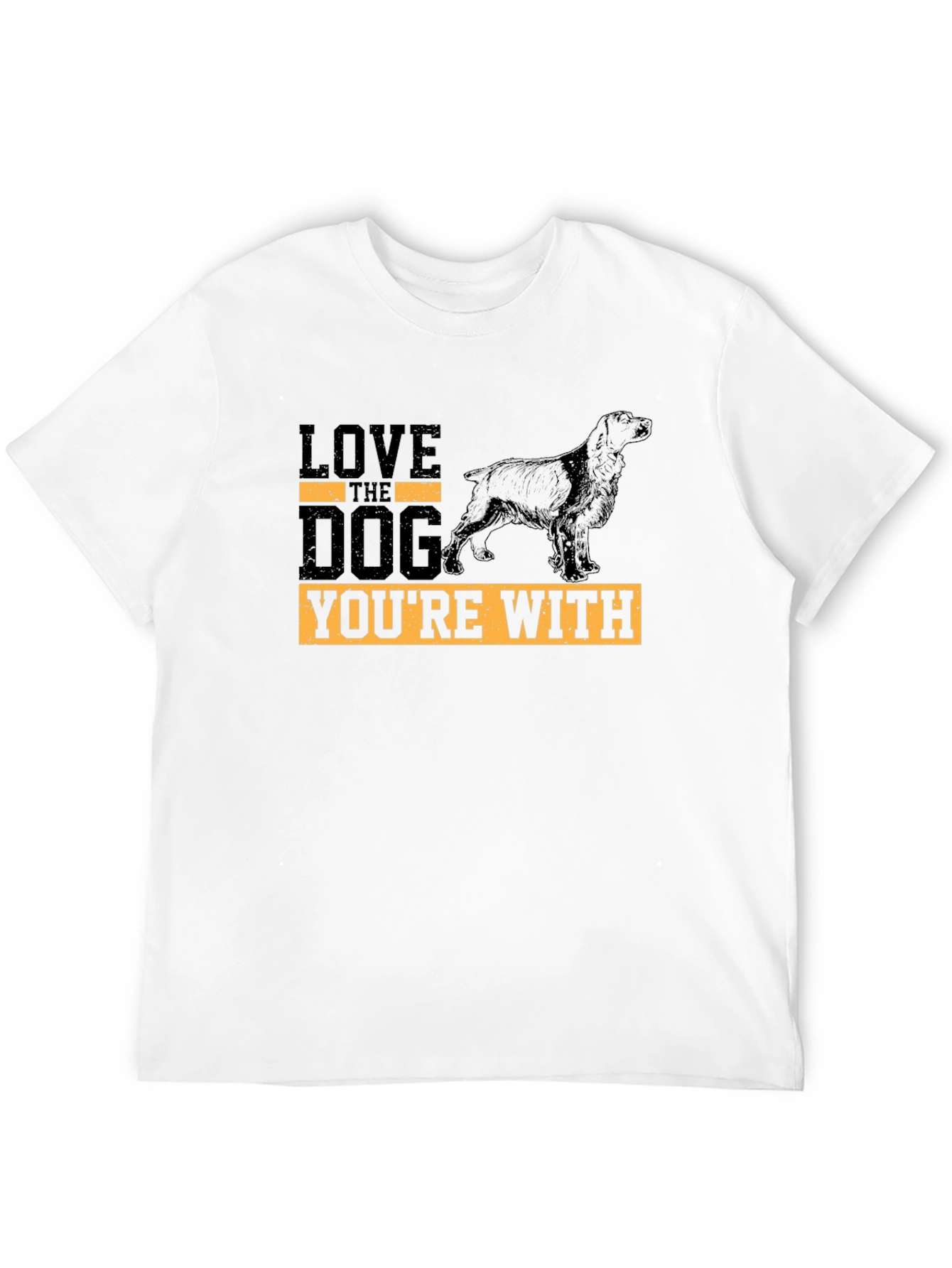 Love the Dog Youre With Graphic Tee