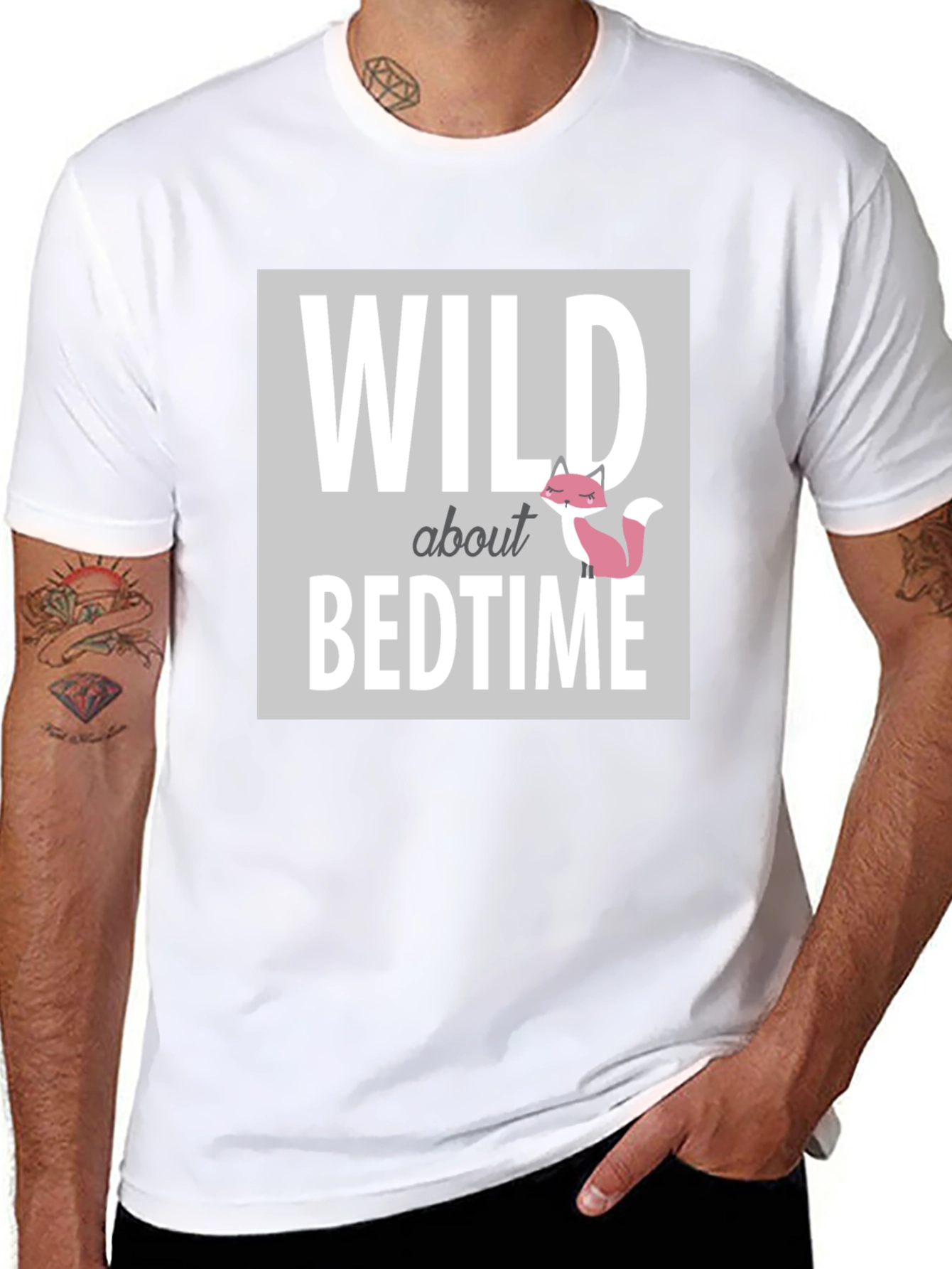 Wild About Bedtime Fox Graphic T-Shirt