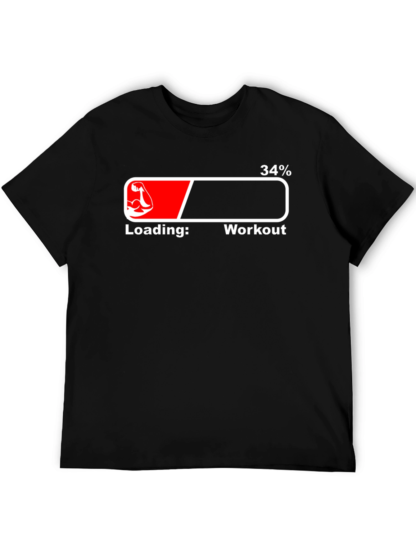 Workout Loading T-Shirt - Gym Motivation
