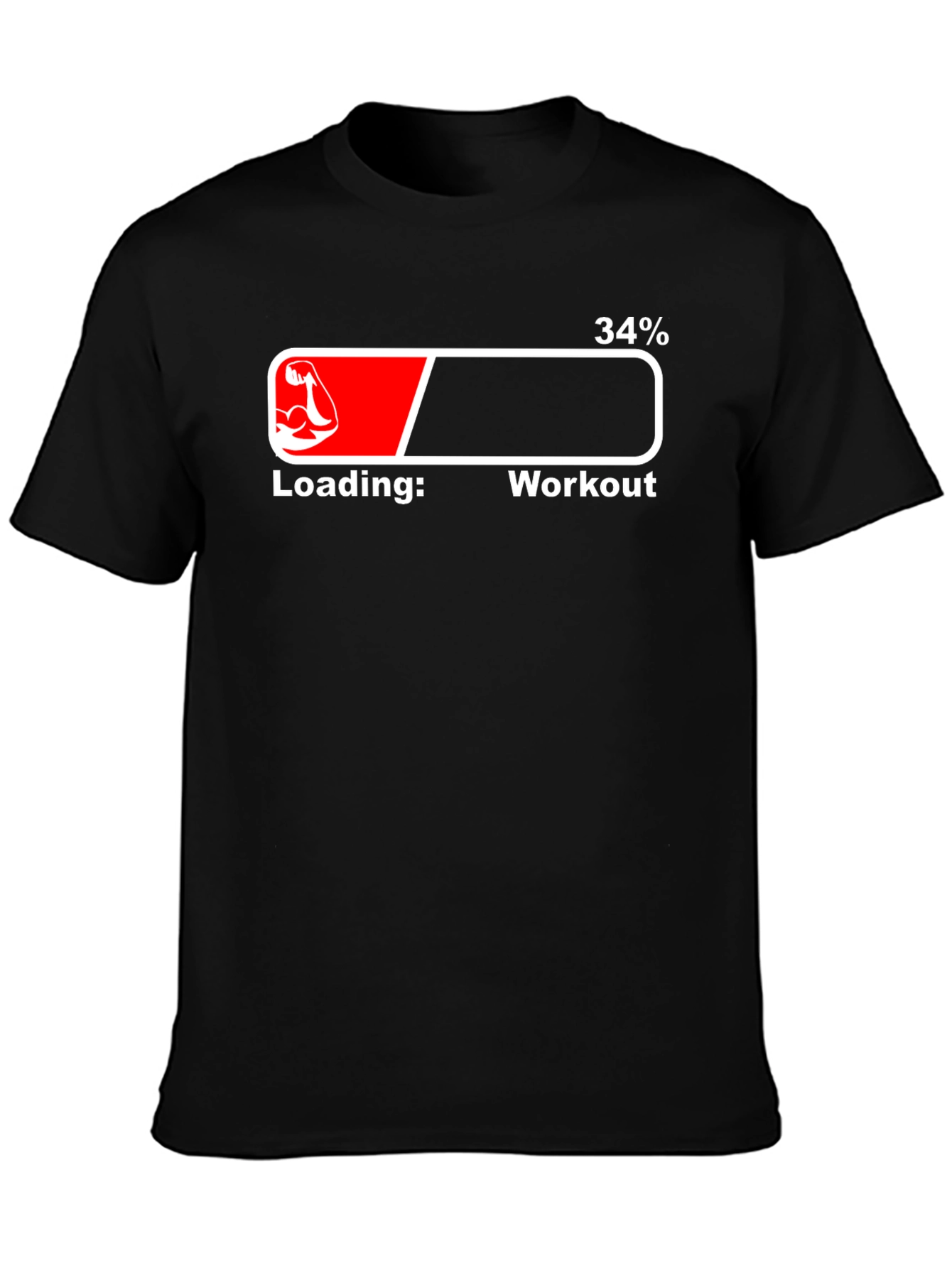 Workout Loading T-Shirt - Gym Motivation