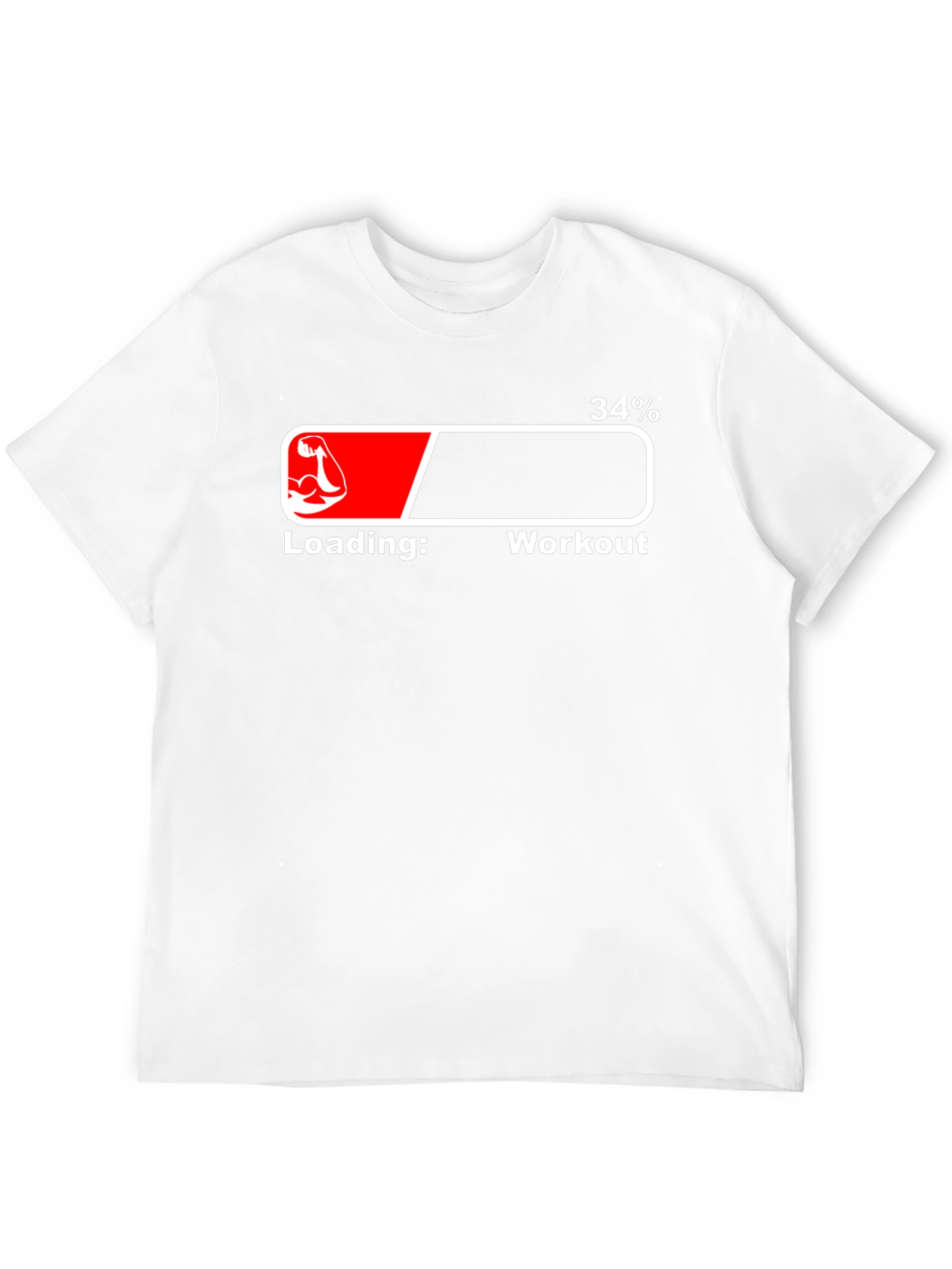 Workout Loading T-Shirt - Gym Motivation