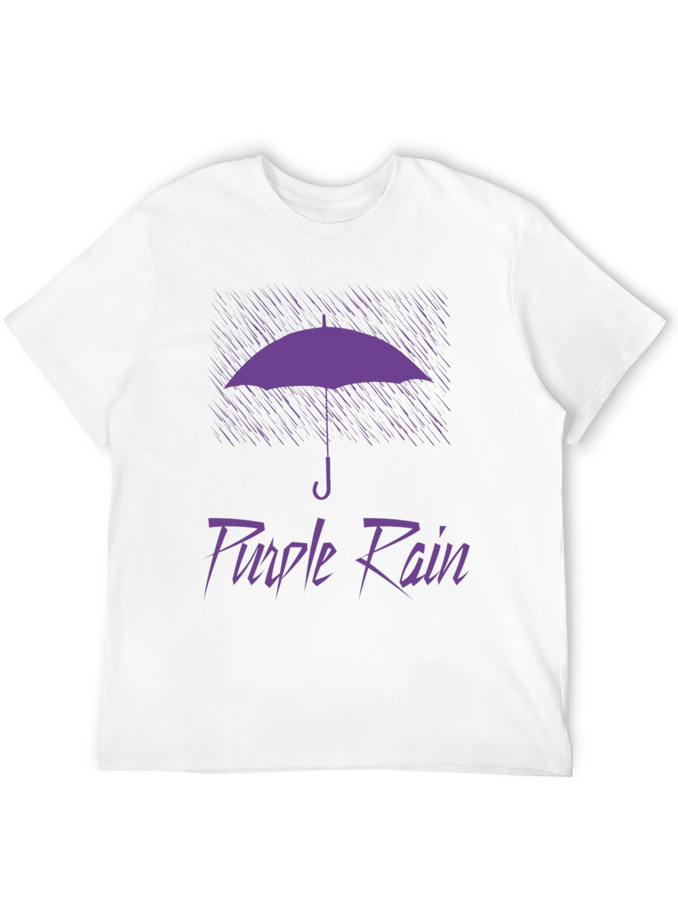 Purple Rain Graphic T-Shirt - Classic Design