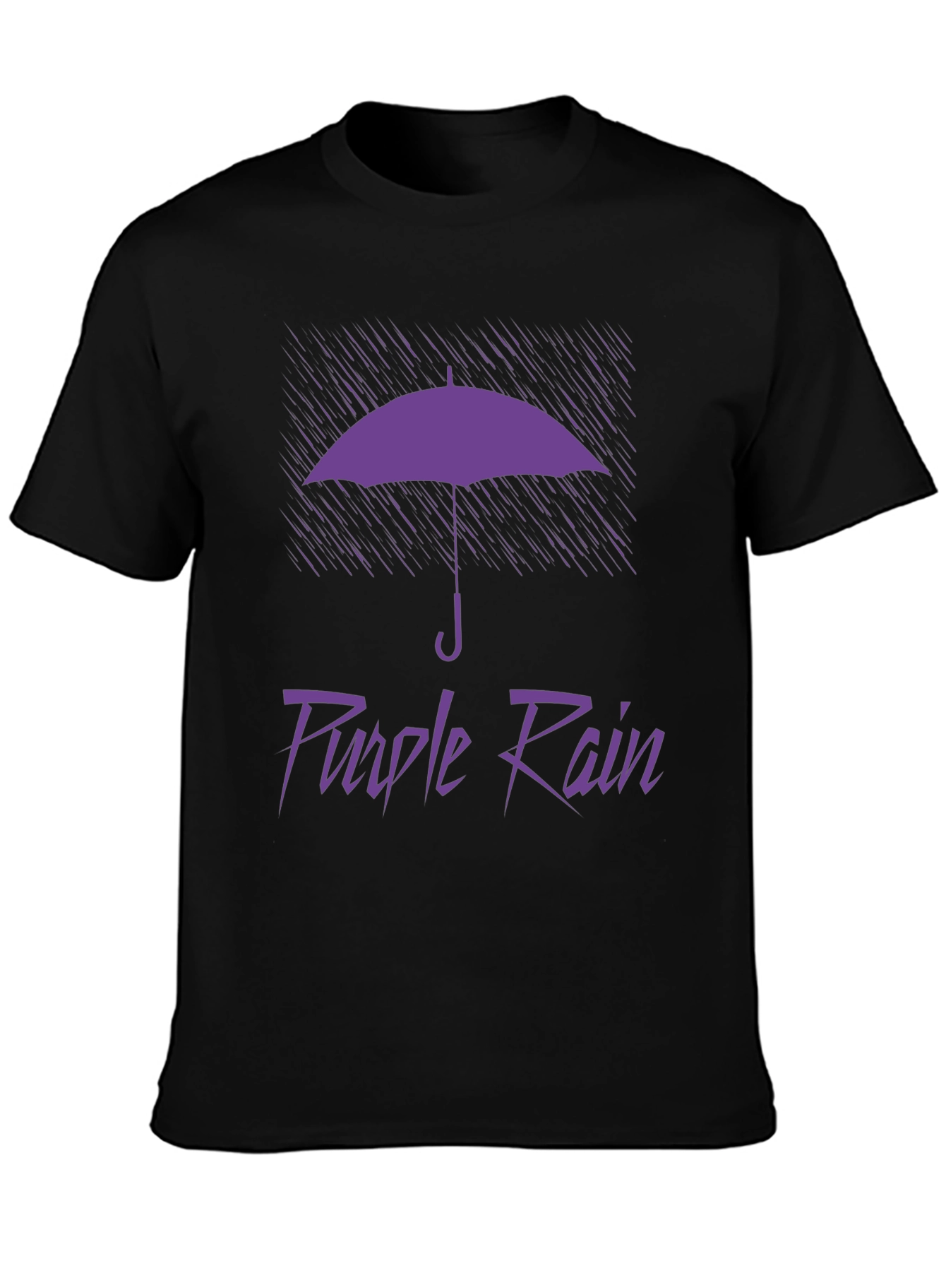 Purple Rain Graphic T-Shirt - Classic Design
