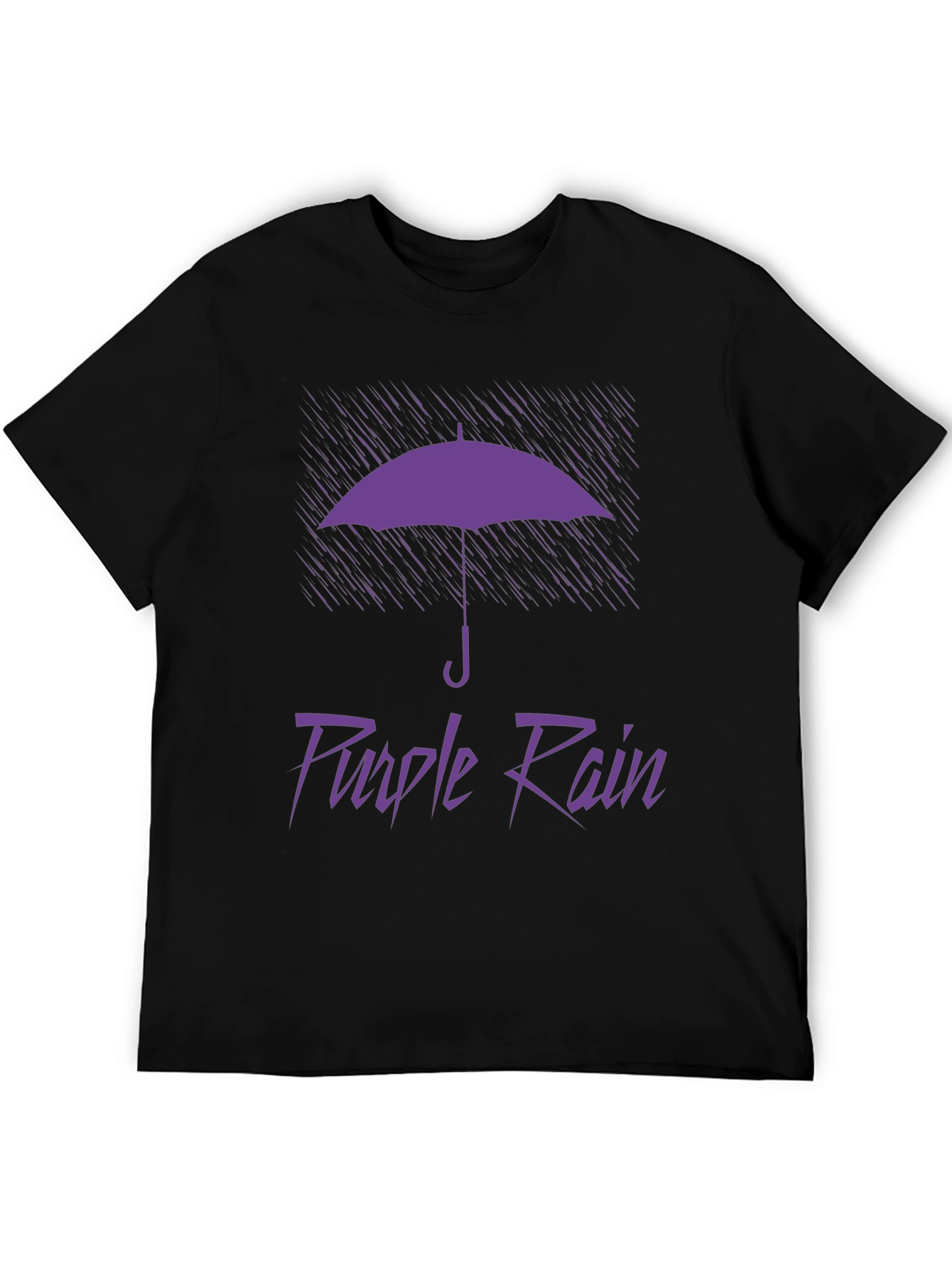 Purple Rain Graphic T-Shirt - Classic Design