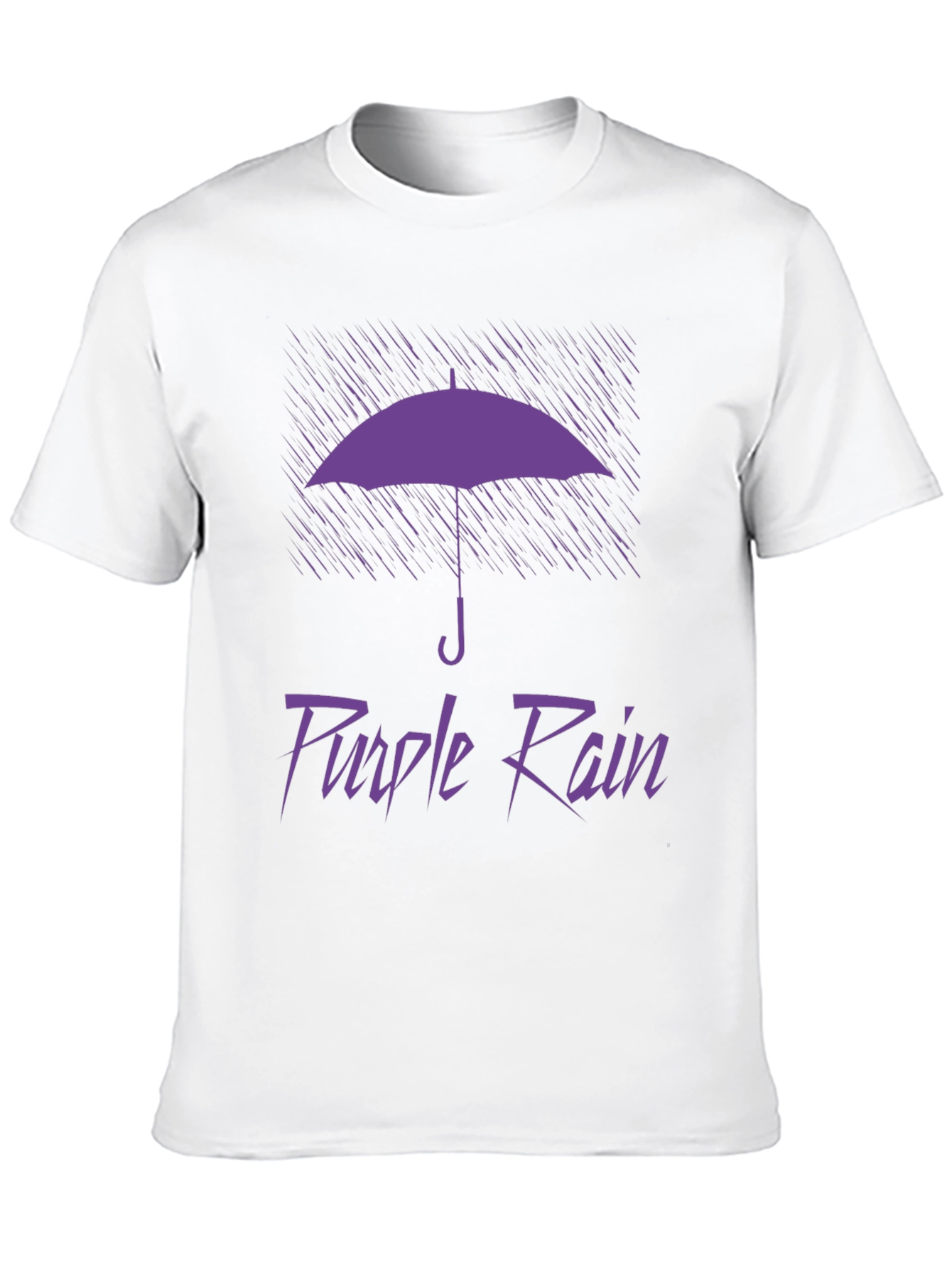 Purple Rain Graphic T-Shirt - Classic Design