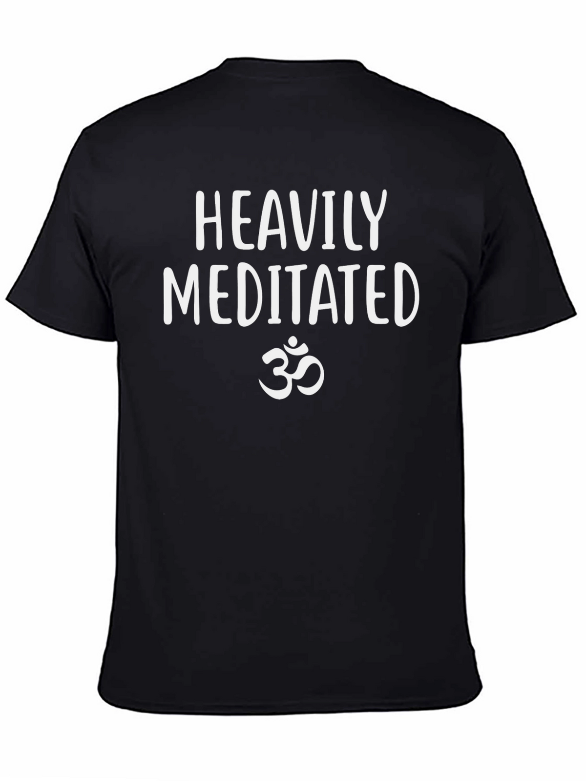 Heavily Meditated Black Graphic Tee